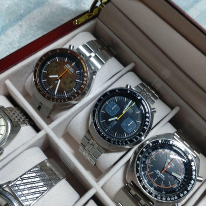 SEIKO Speed Timer Analog Men's Watch — Japanese