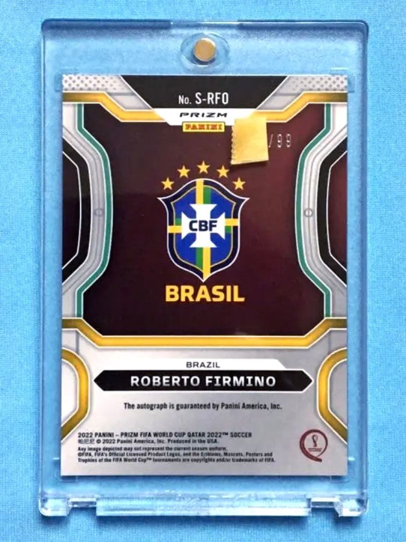 Roberto Firmino 2022 Qatar World Cup Card Autograph Card — Japanese
