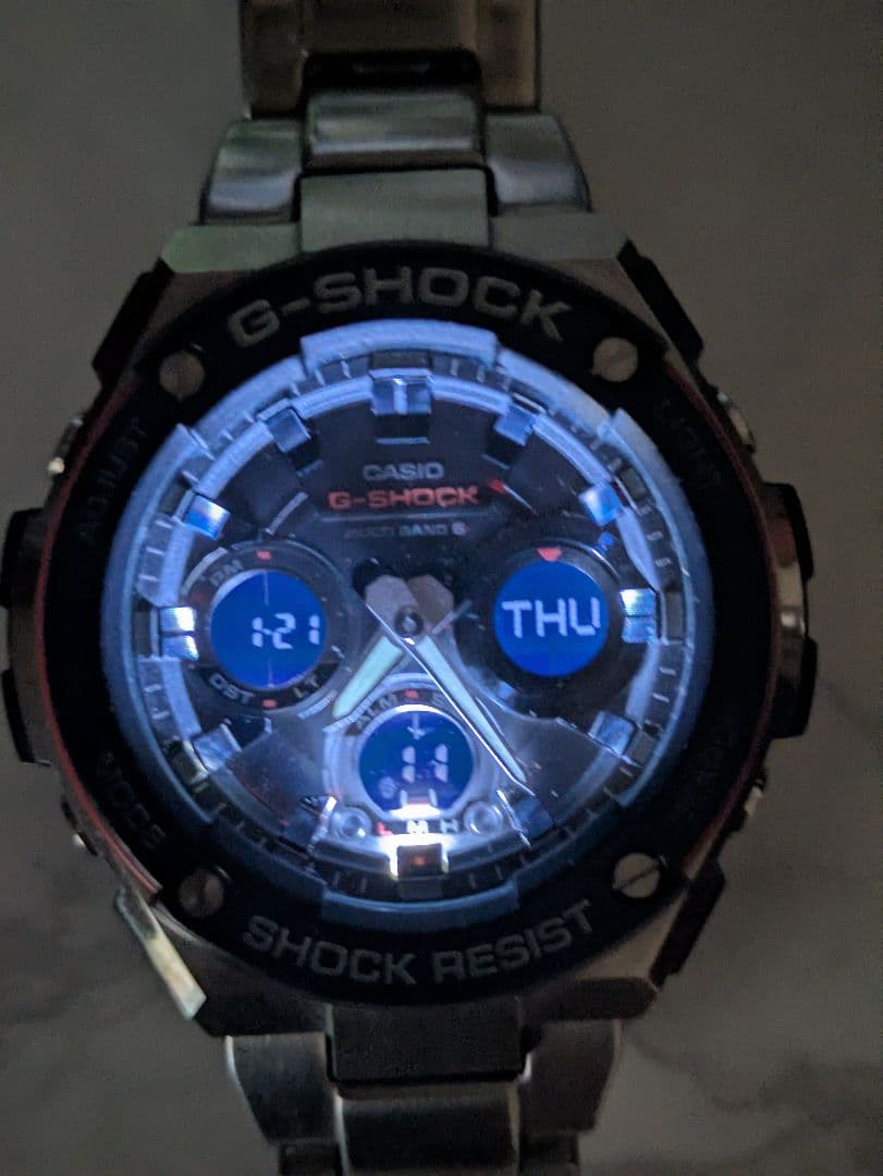 CASIO G-STEEL⟶ Solar Men's Watch — Japanese