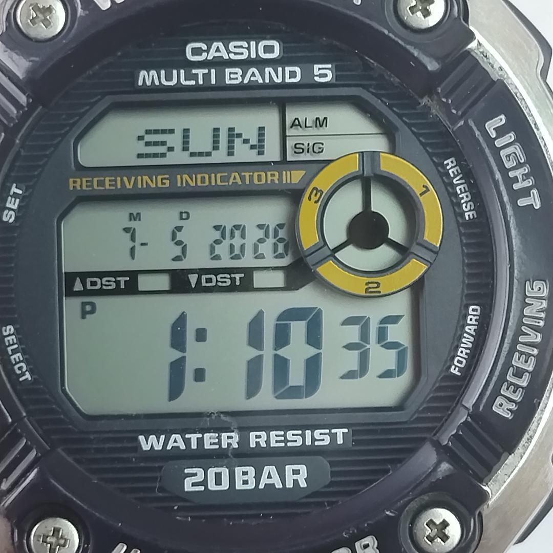 CASIO Wavecepter Digital Quartz Men's Watch — Japanese