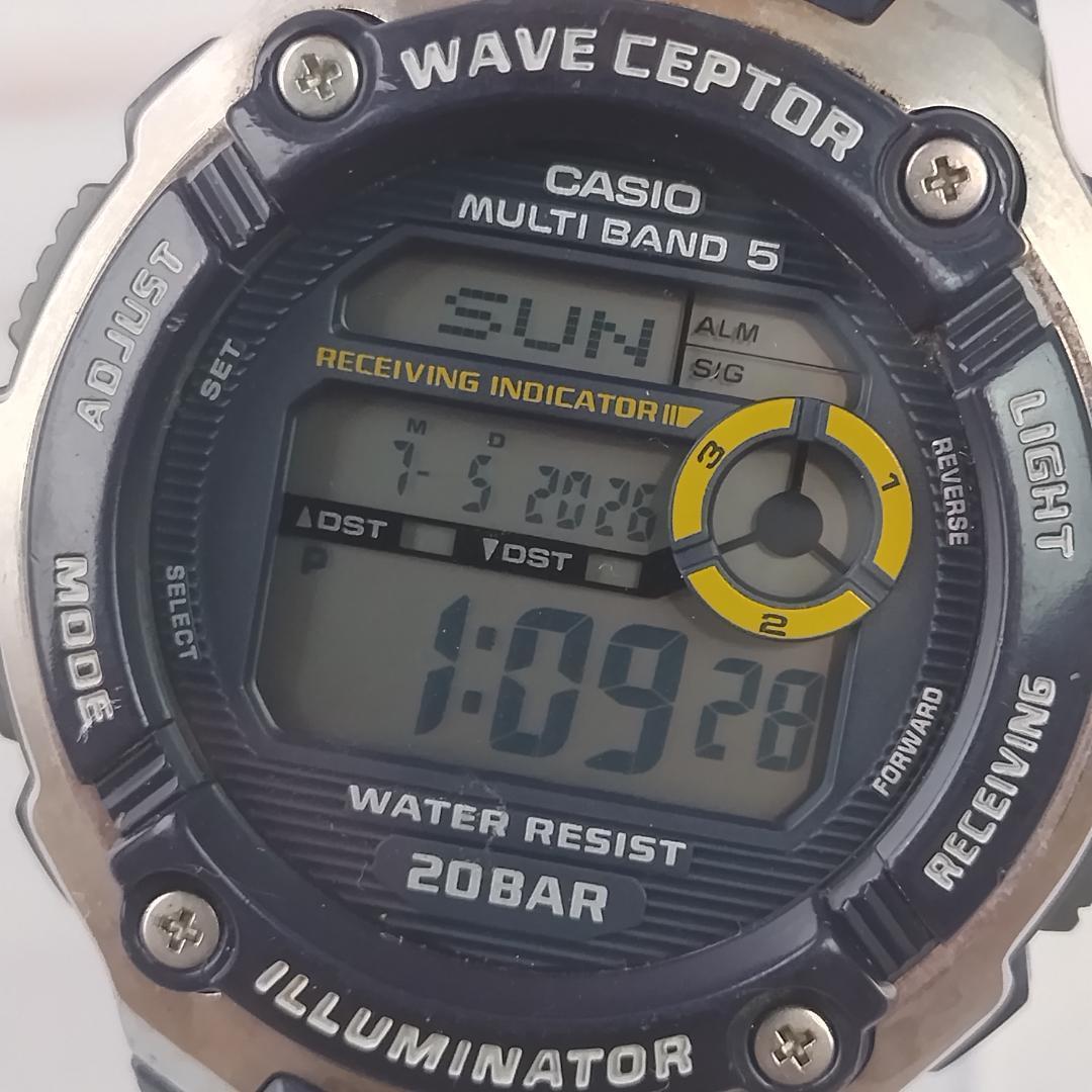 CASIO Wavecepter Digital Quartz Men's Watch — Japanese