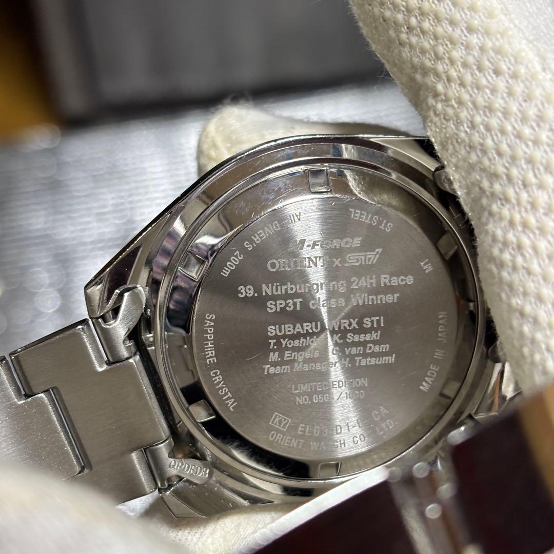 ORIENT Subaru STI Durability 24 Victory Edition Automatic Men's Watch — Japanese