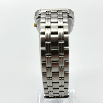 SEIKO SPIRIT レクタンギュラー デイト Quartz Men's Watch — Japanese