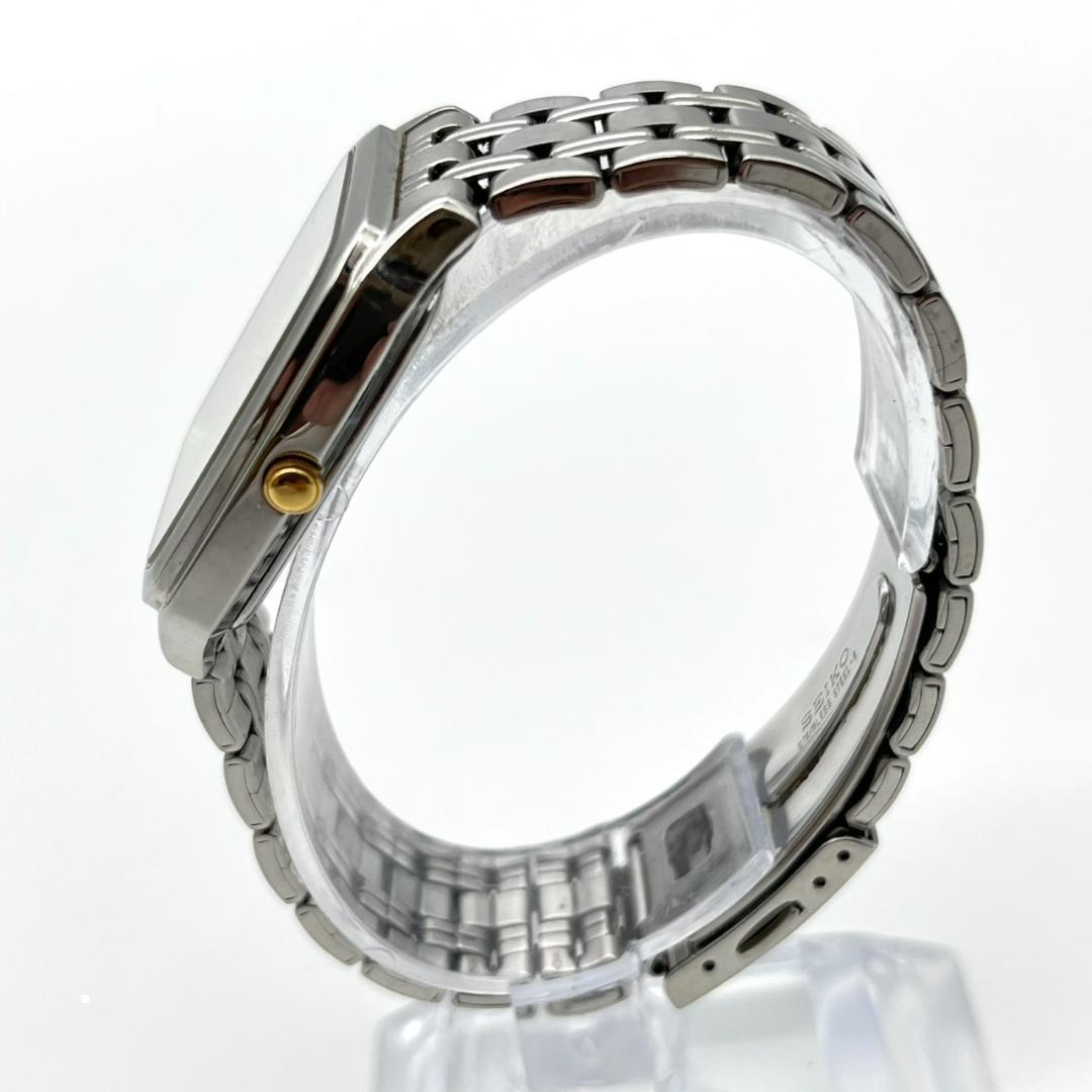 SEIKO SPIRIT レクタンギュラー デイト Quartz Men's Watch — Japanese