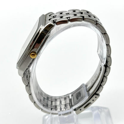 SEIKO SPIRIT レクタンギュラー デイト Quartz Men's Watch — Japanese