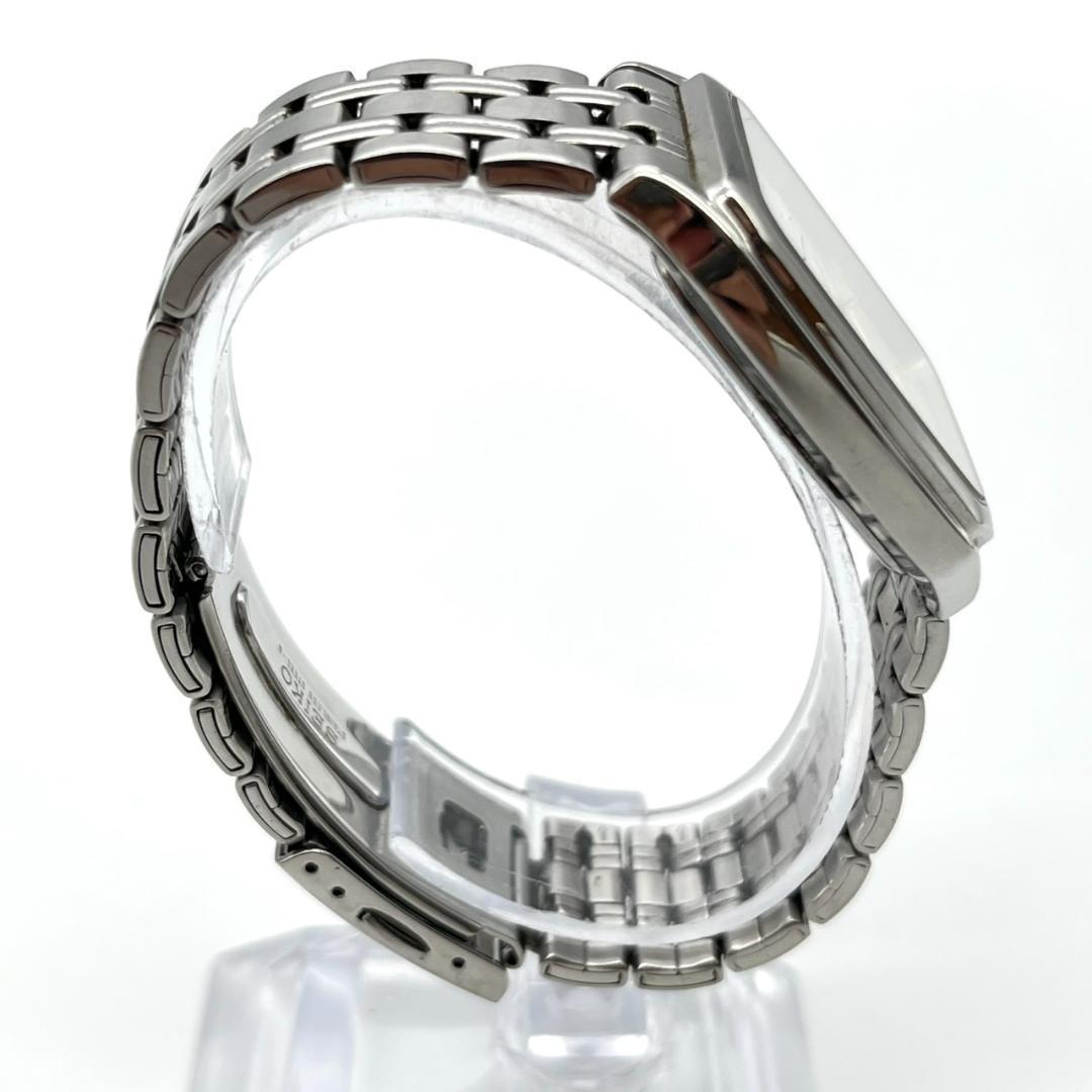 SEIKO SPIRIT レクタンギュラー デイト Quartz Men's Watch — Japanese