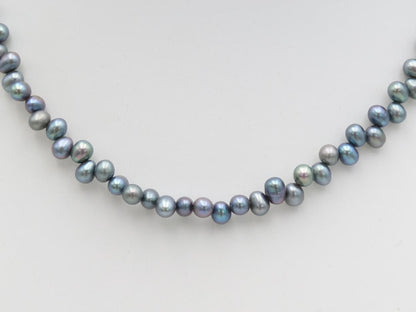 Tasaki Pearl Necklace with 41.5 cm length displaying lustrous white pearls