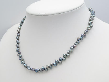 Tasaki Pearl Necklace with 41.5 cm length displaying lustrous white pearls