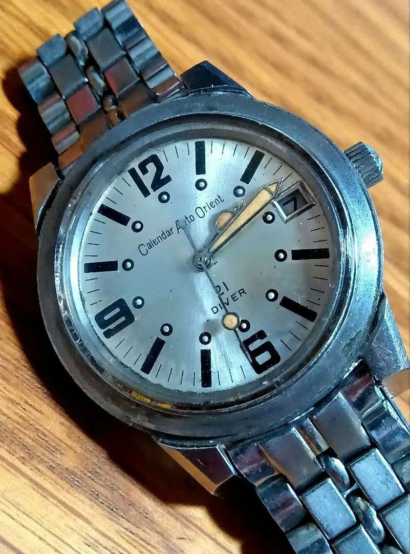 ORIENT オリエントカレンダーオートダイバー21 AT Automatic Men's Watch — Japanese