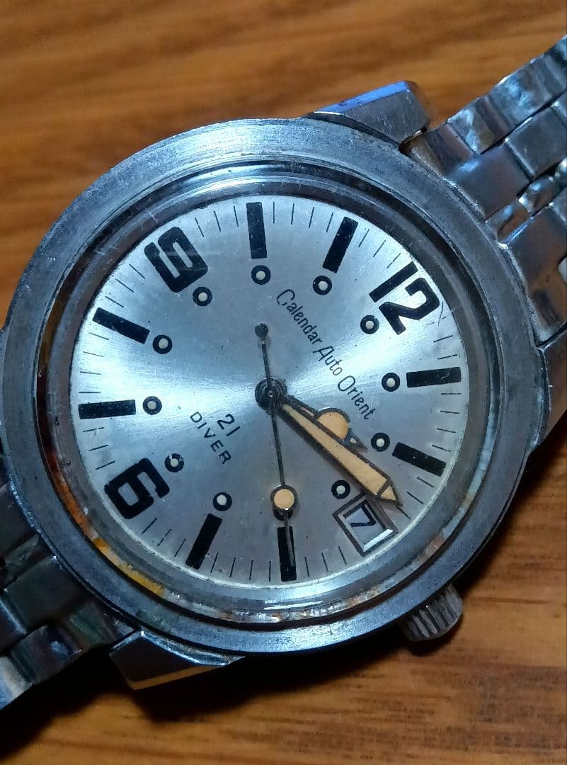 ORIENT オリエントカレンダーオートダイバー21 AT Automatic Men's Watch — Japanese