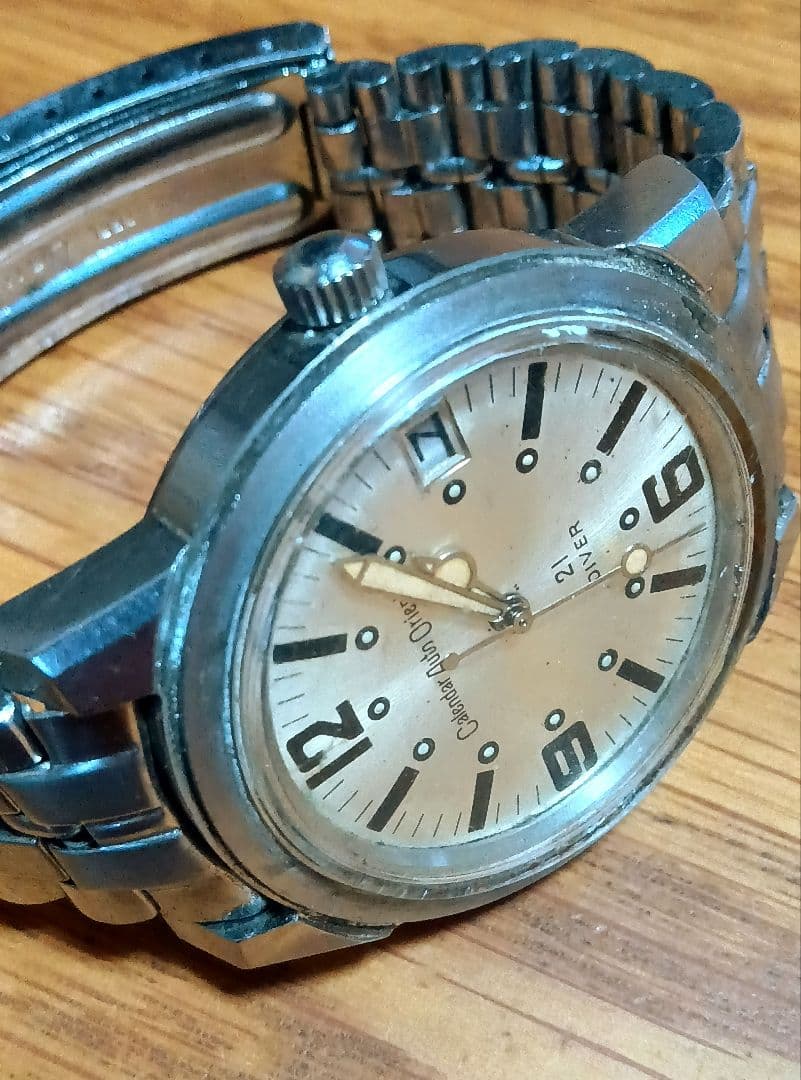 ORIENT オリエントカレンダーオートダイバー21 AT Automatic Men's Watch — Japanese