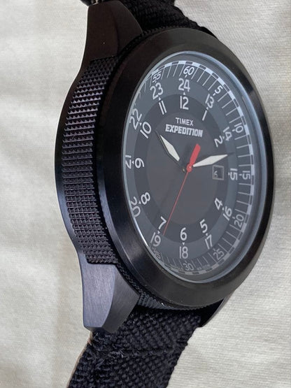 TIMEX EXPEDITION Military Classic Stealth Quartz Men's Watch — Japanese