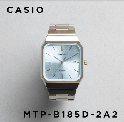CASIO MTP-B185D-2A2VDF Quartz Men's Watch — Japanese