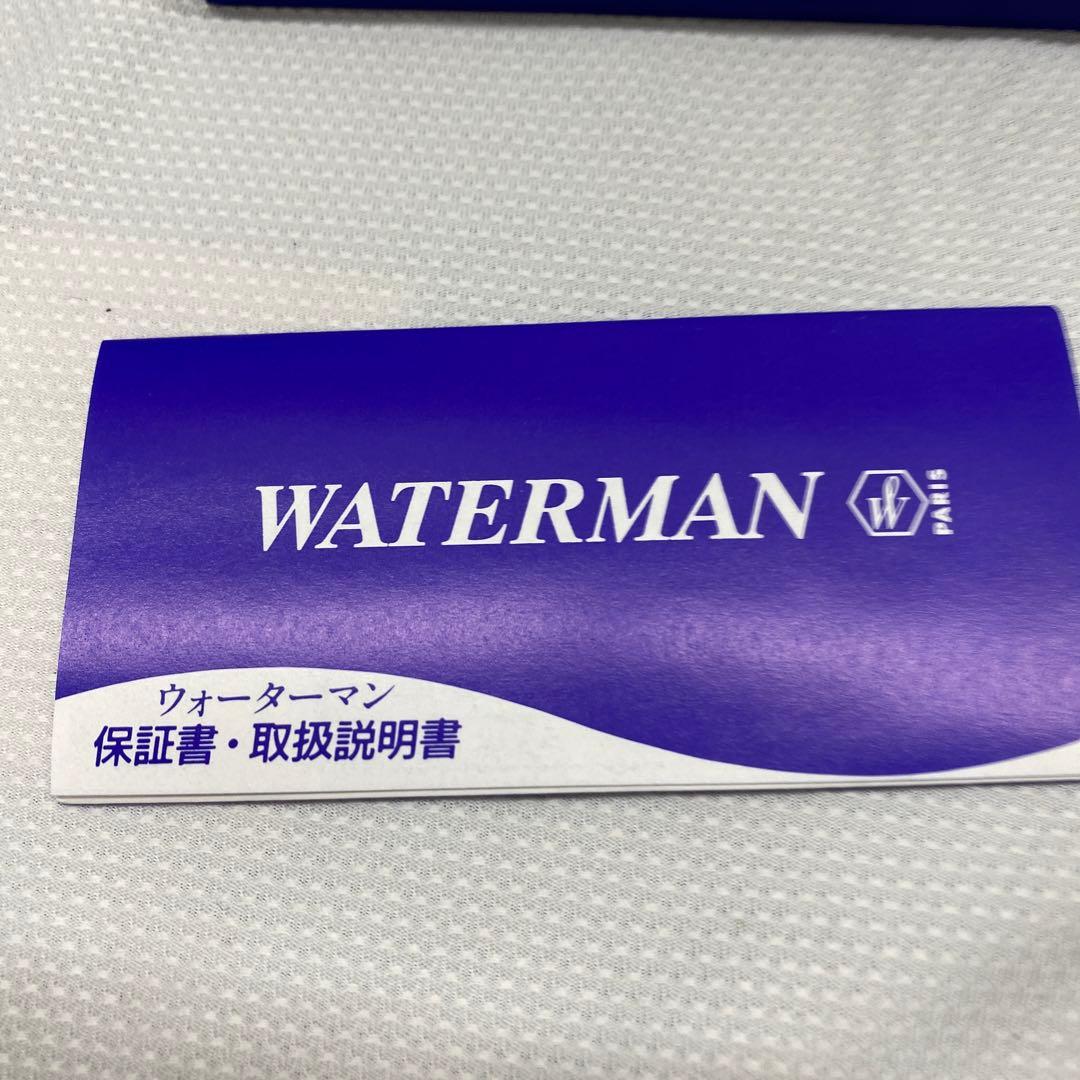 Waterman ballpoint pen made of metal showing signs of aging with included protective case
