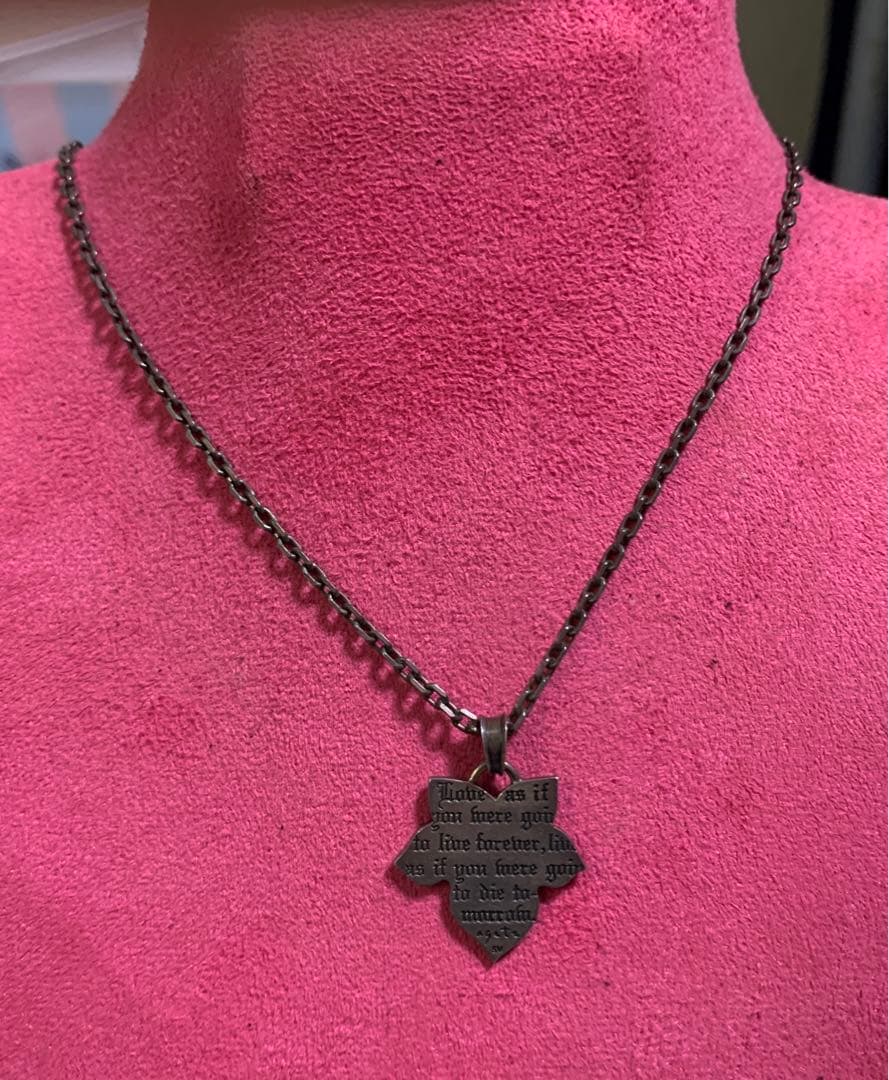 Agete Old Leaf Necklace made of Silver 925 with 200 mm length and delicate leaf design