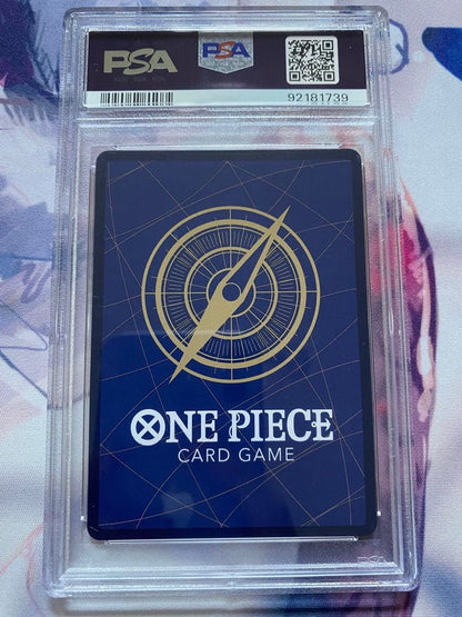 PSA 10 One Piece Uta Secret Parallel SEC — OP02-120 — Japanese