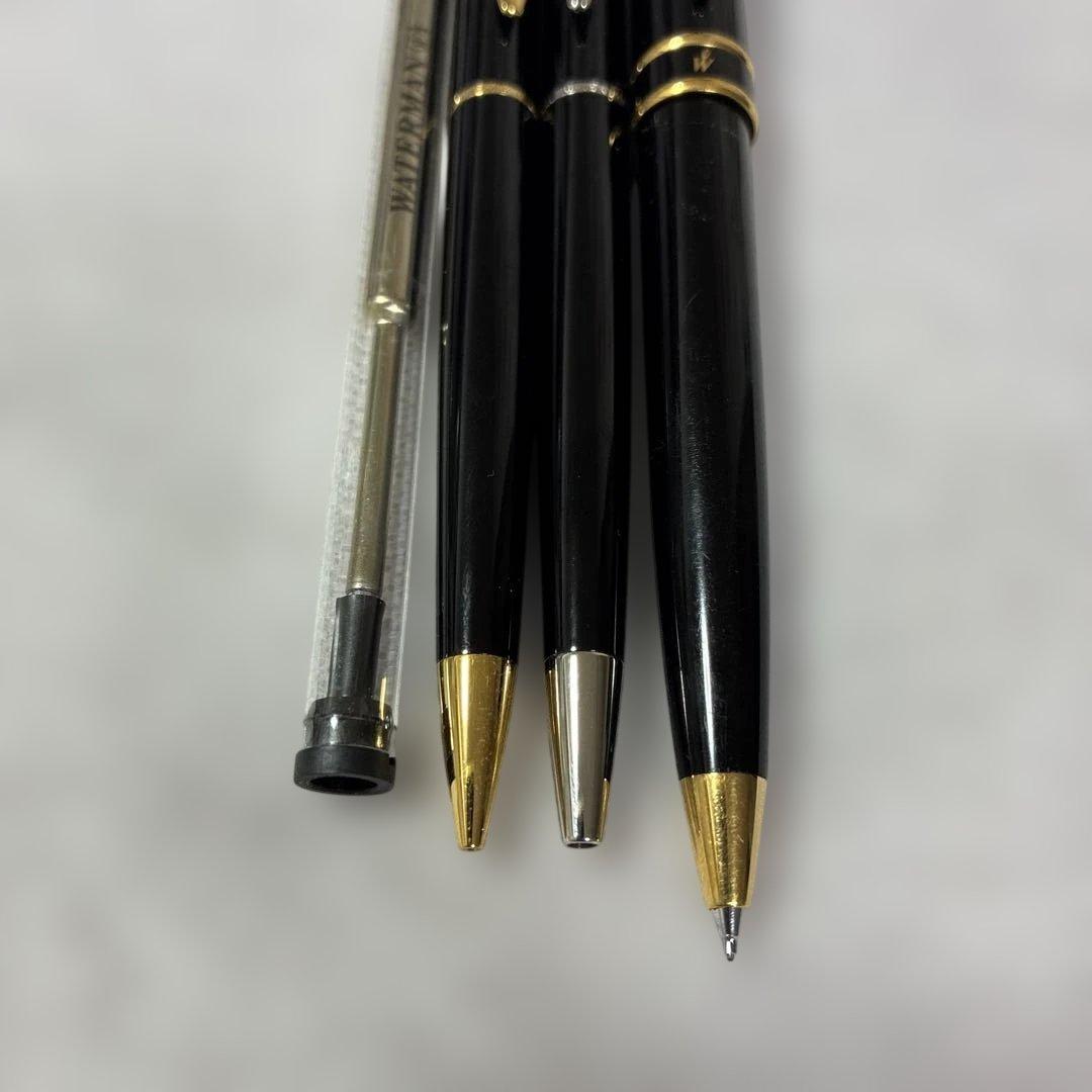 Waterman ballpoint pen 4-piece set with ballpoint pens and mechanical pencil in used but good condition