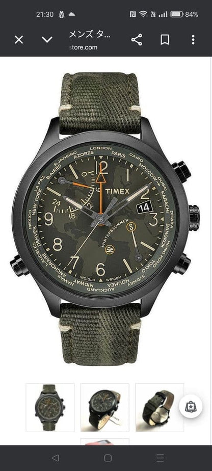 TIMEX T017.420.36.121.00 Quartz Men's Watch — Japanese