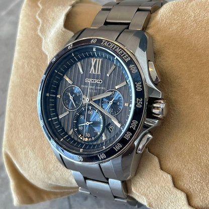 SEIKO SBTR009 Solar Men's Watch — Japanese