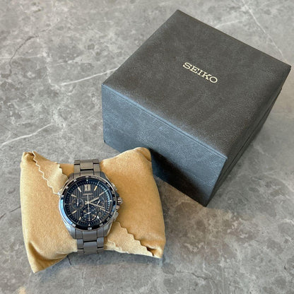 SEIKO SBTR009 Solar Men's Watch — Japanese