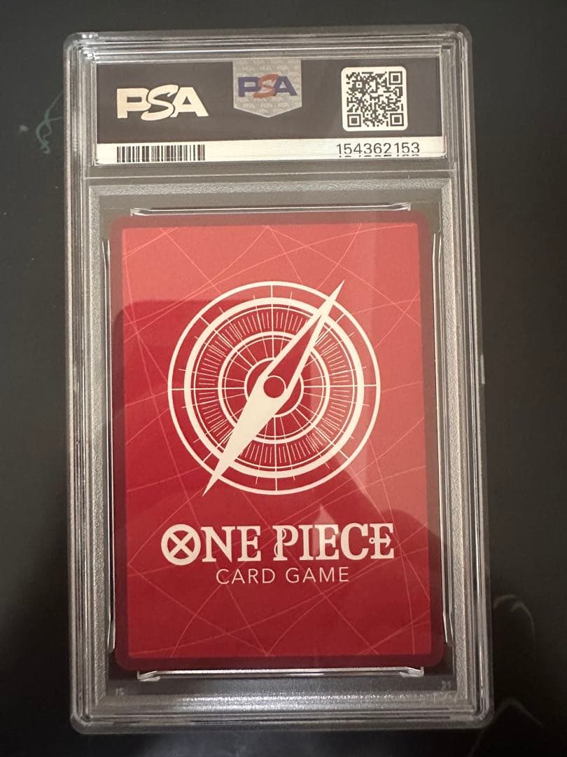 PSA 9 One Piece Luffy L — OP13-001 — Japanese