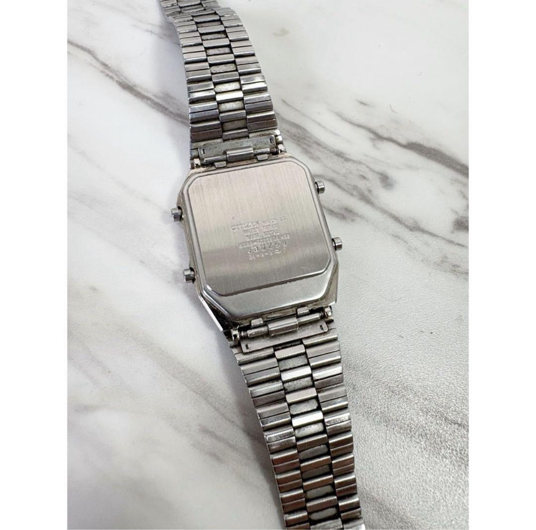 Citizen 99s-2000s Anadigi Temp Digital Men's Watch — Japanese