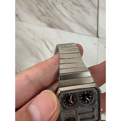 Citizen 99s-2000s Anadigi Temp Digital Men's Watch — Japanese