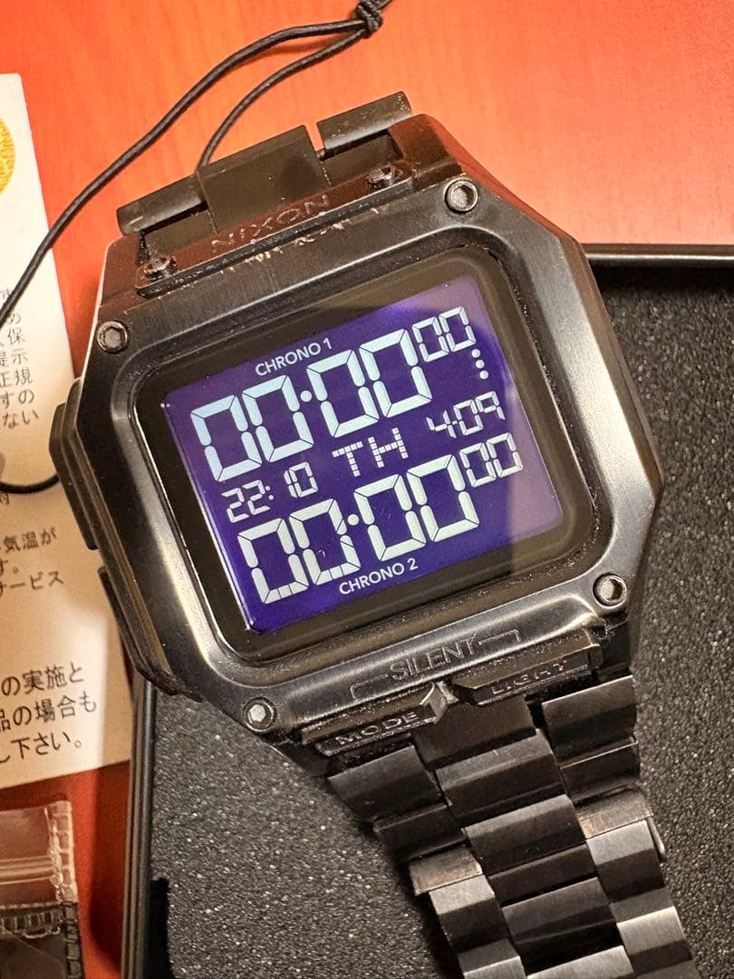 NIXON Regulus Digital Men's Watch — Japanese