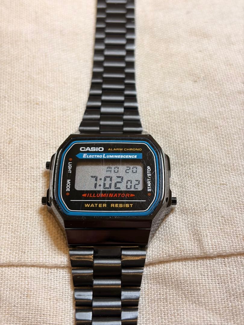 CASIO A168WGG-1A Digital Men's Watch — Japanese