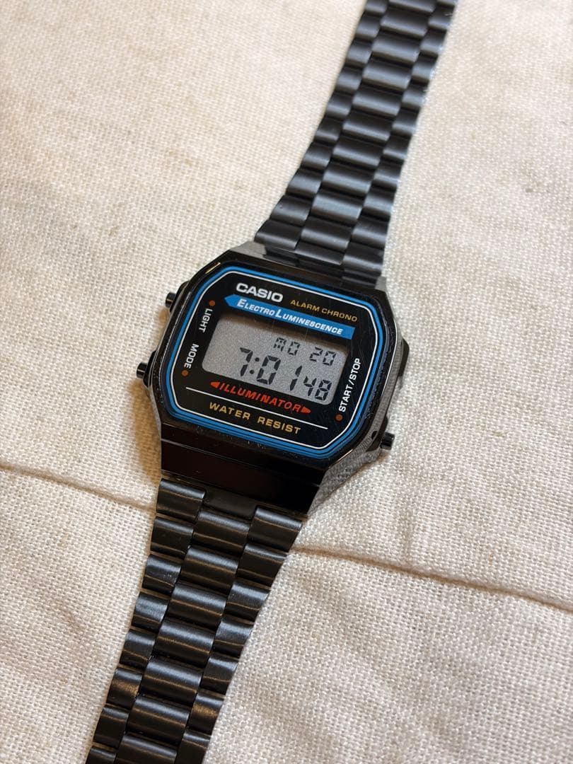 CASIO A168WGG-1A Digital Men's Watch — Japanese