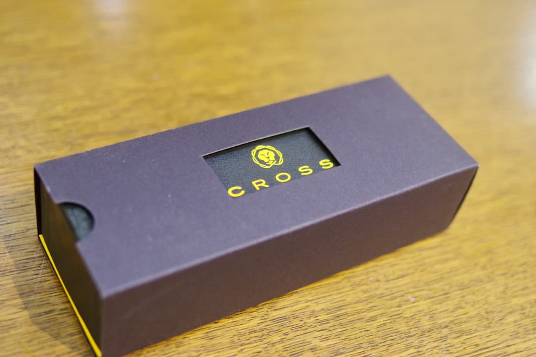 Kuro Cross Classic Century ballpoint pen in chrome with metal body and smooth oil-based ink