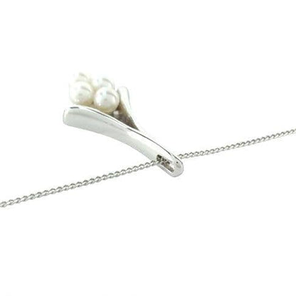New Mikimoto pearl necklace with SV925 chain and Nina Ricci Paul & Joe handkerchief