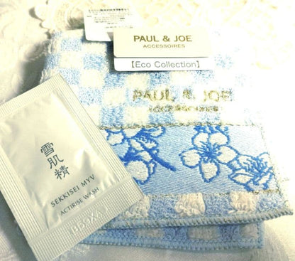 New Mikimoto pearl necklace with SV925 chain and Nina Ricci Paul & Joe handkerchief