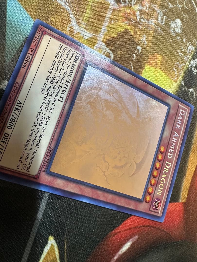 YuGiOh Dark Armed Dragon Ghost Rare card GFP2-EN179 North America 1st edition Japan import