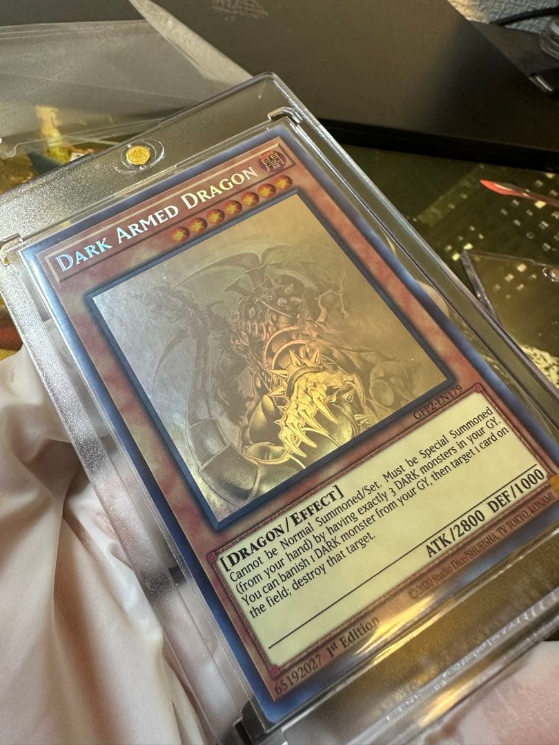 YuGiOh Dark Armed Dragon Ghost Rare card GFP2-EN179 North America 1st edition Japan import