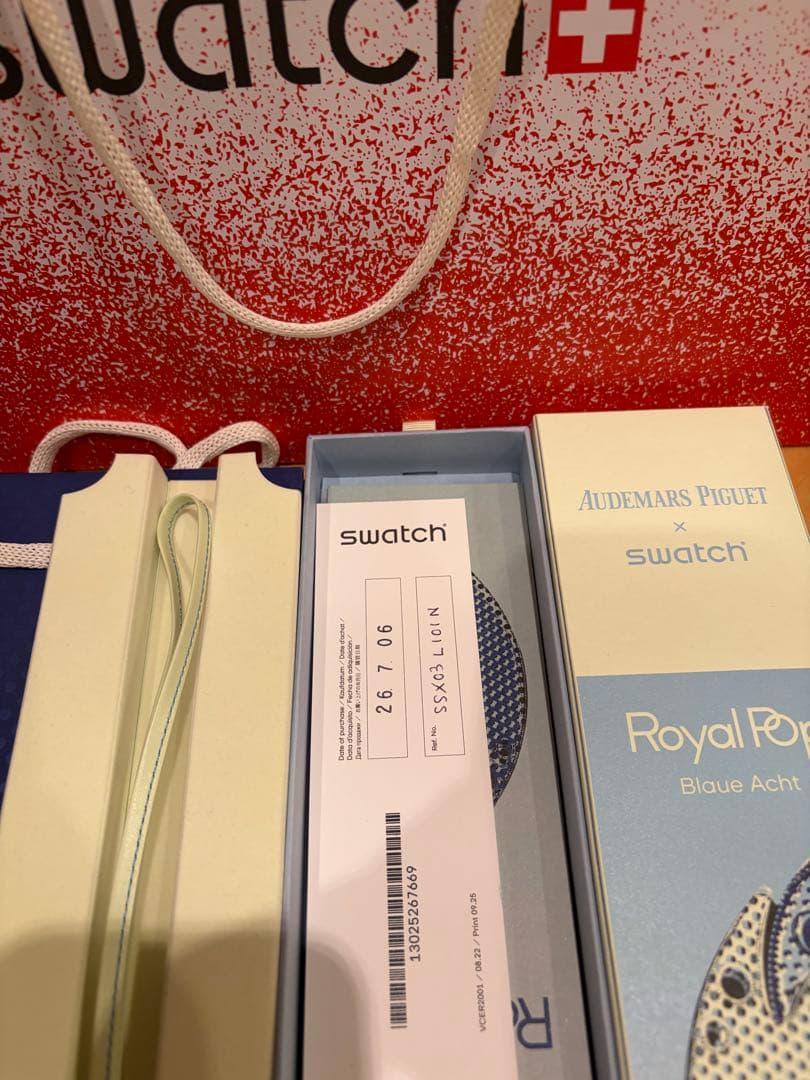 swatch Royal Pop Blaue Acht Automatic Men's — Japanese
