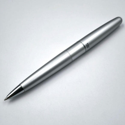 Silver Pilot ballpoint pen and mechanical pencil set with box, full length and lightweight design
