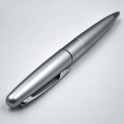 Silver Pilot ballpoint pen and mechanical pencil set with box, full length and lightweight design