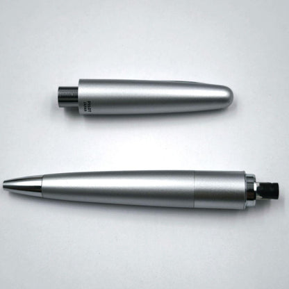 Silver Pilot ballpoint pen and mechanical pencil set with box, full length and lightweight design