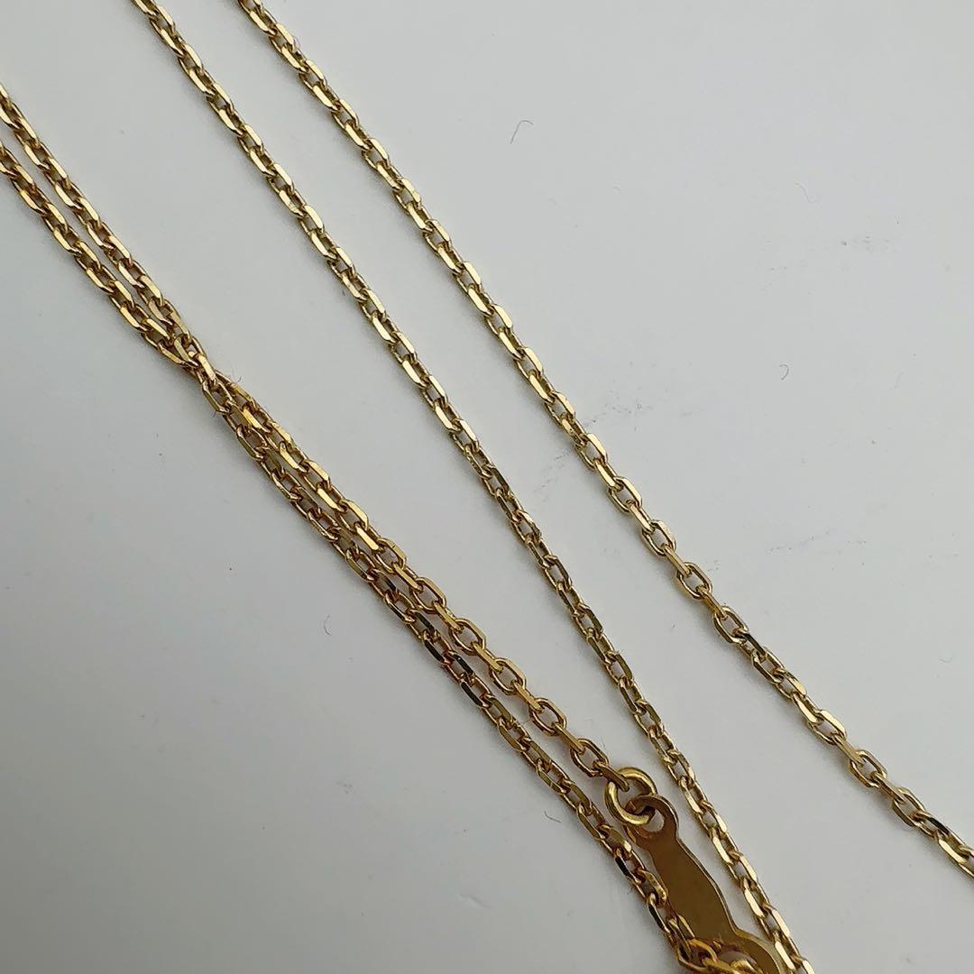 MIKIMOTO K18 necklace with 4.3 to 6.1 mm pearls, 38 cm length, displayed on white background