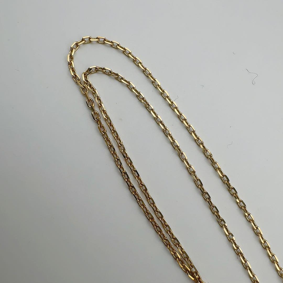 MIKIMOTO K18 necklace with 4.3 to 6.1 mm pearls, 38 cm length, displayed on white background