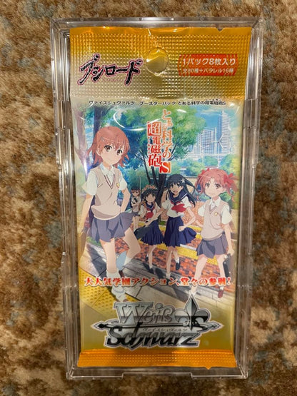 Weiss Schwarz A Certain Scientific Railgun New Sealed Card Pack Weiss Schwarz Toaru Kagaku no Railgun S Pack — Japanese