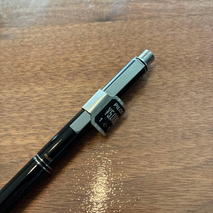 PILOT Laureate rotating mechanical pencil 0.5mm and black ballpoint pen with black body