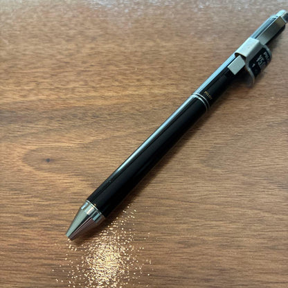 PILOT Laureate rotating mechanical pencil 0.5mm and black ballpoint pen with black body