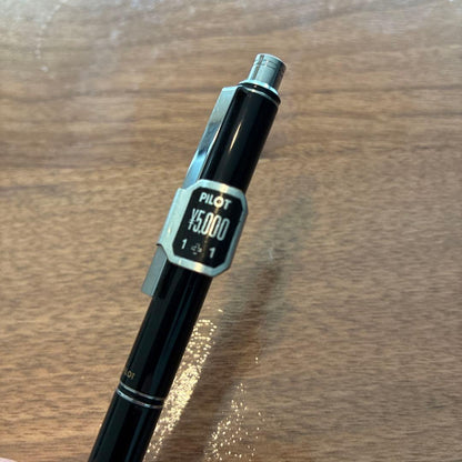 PILOT Laureate rotating mechanical pencil 0.5mm and black ballpoint pen with black body