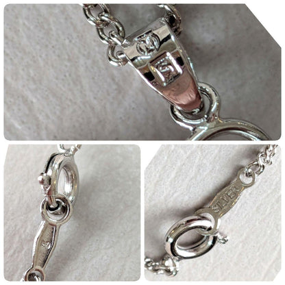 Mikimoto Silver 925 necklace featuring 5-7mm Akoya pearls arranged in a grape motif with 24cm chain