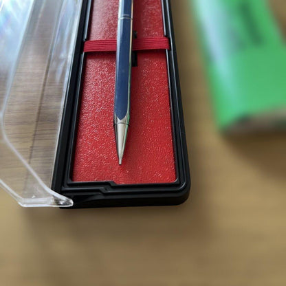 PILOT blue metal mechanical pencil Japanese made with dedicated case and model number シャープペンシル