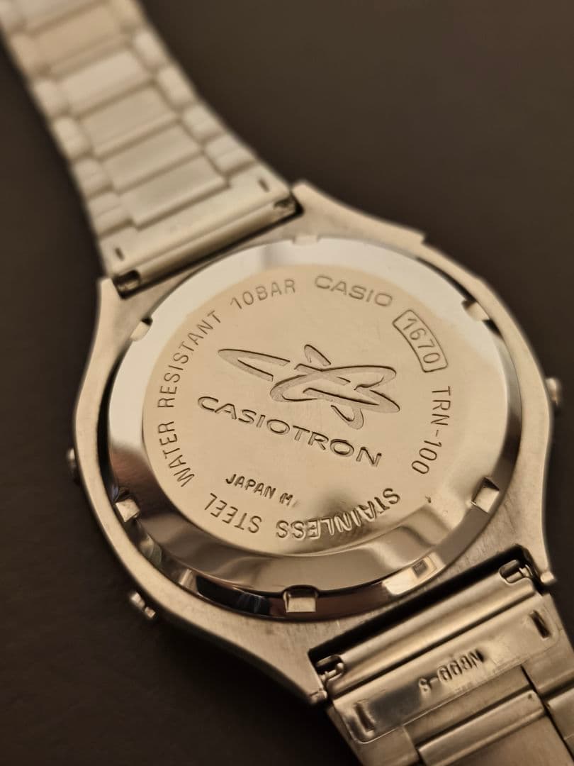 CASIO TRN-100 B-8 Digital Men's Watch — Japanese