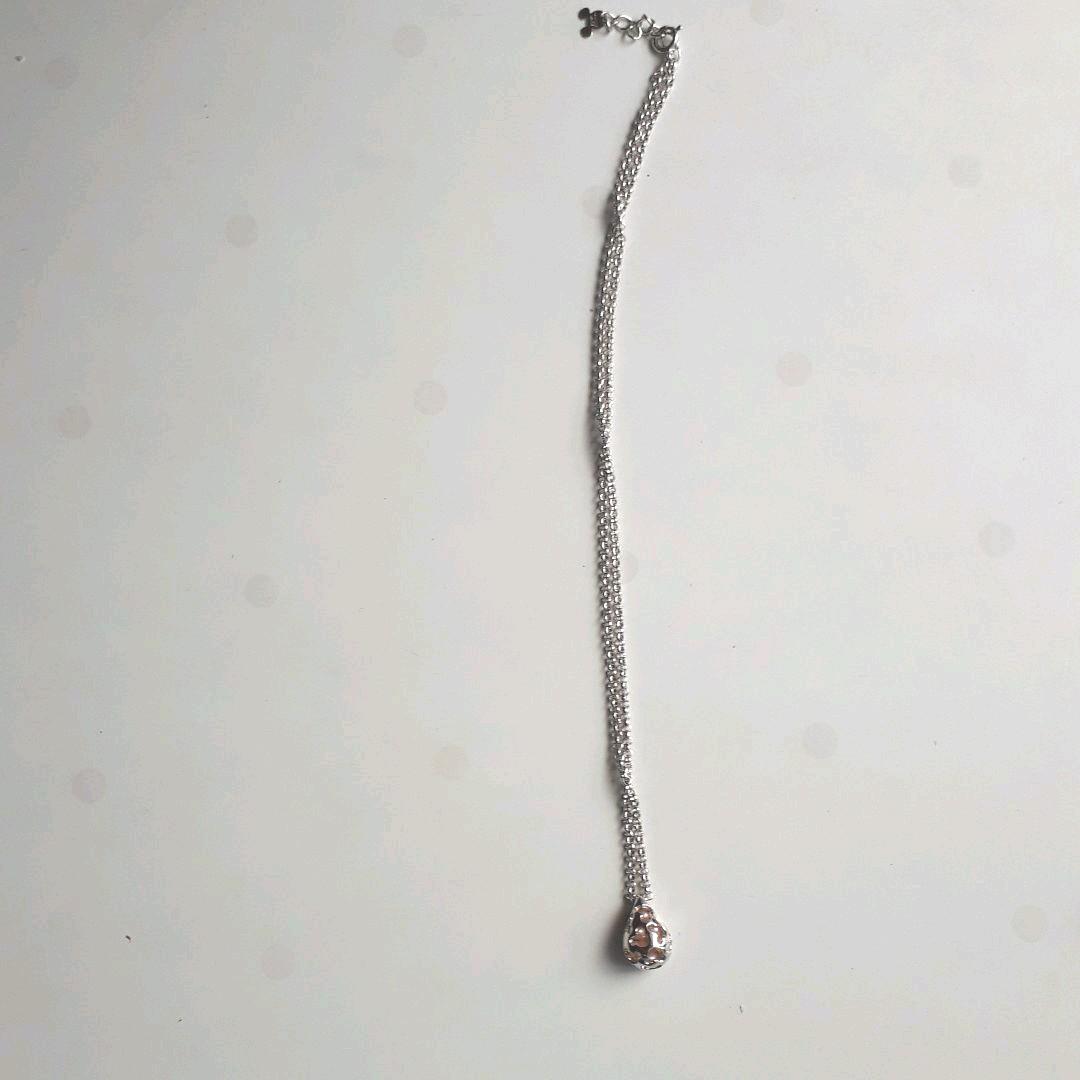 Perrita Mikimoto Disney Collaboration necklace with 39cm silver chain and light pink and purple freshwater pearls