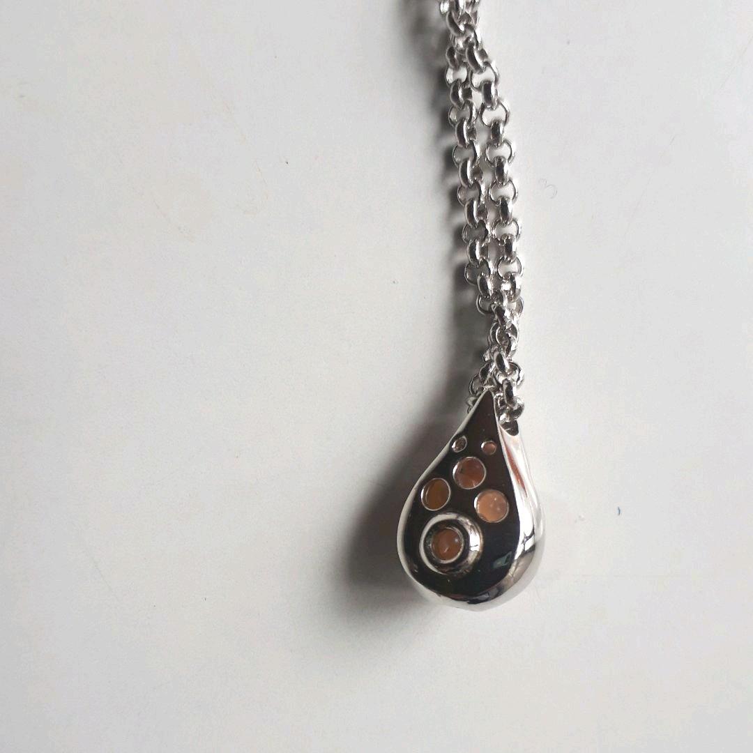 Perrita Mikimoto Disney Collaboration necklace with 39cm silver chain and light pink and purple freshwater pearls